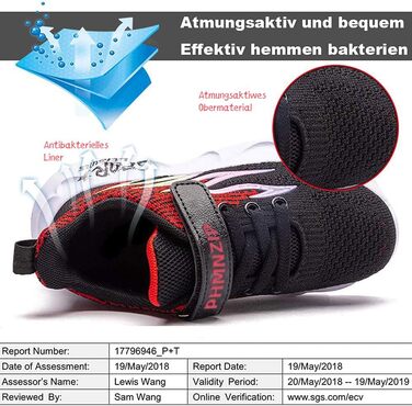 Дитячі кросівки Kinder: спортивні, легкі, дихаючі, для бігу, занять фітнесом, вулиці, залу (35 EU, Cx6888 Schwarz)