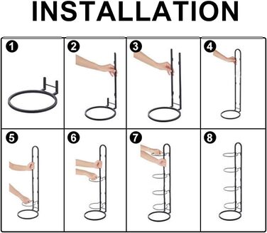 Стовпчик для м'ячів на 4 яруси, вертикальна підставка для зберігання м'ячів, стелаж для футбольних м'ячів, знімна металева підставка для демонстрації, полиця для зберігання м'ячів, для волейболу, баскетболу, футболу