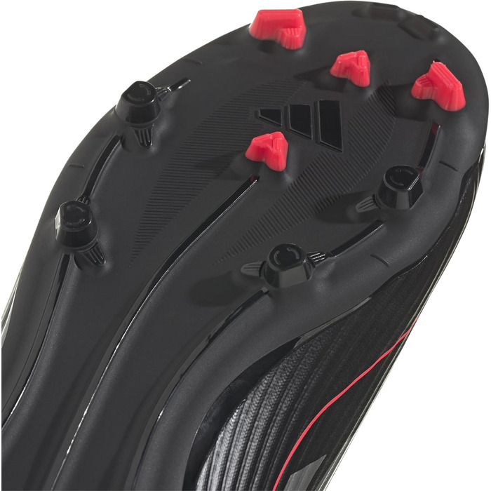 Дитячі футбольні бутси adidas F50 League Mid FG/MG - чорний, червоний, металік (28.5 EU)