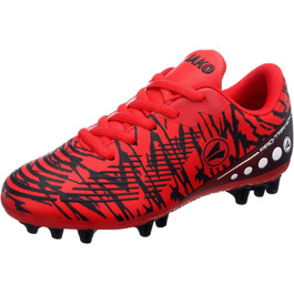 Дитячі футбольні бутси JAKO J-SFG Take, Fiery Red/Jet Black, 36 EU