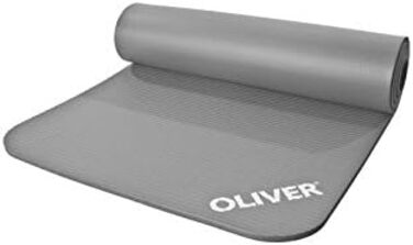 Килимок для йоги Oliver Matte, 180x60x1 см, сірий