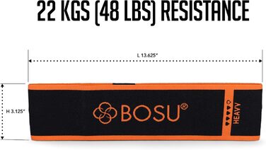 Еластичні стрічки Bosu для фітнесу (3 шт.), різнокольорові