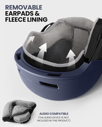 Комплект шолом та маска OutdoorMaster MIPS PRO для лиж і сноуборду, регульований, синій, для чоловіків, жінок і дітей, розмір M