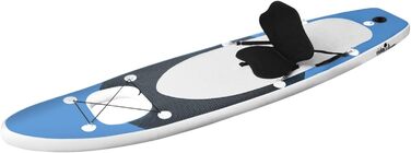 Надувна SUP-дошка LAPOOH 300x76x10 см морська синя з аксесуарами, веслом і сидінням для сапсерфінгу