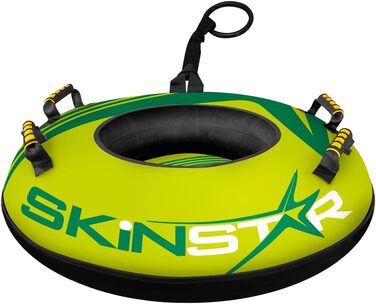 Надувні сани-коло SkinStar Snow Tube 100 см із ручками, зелений