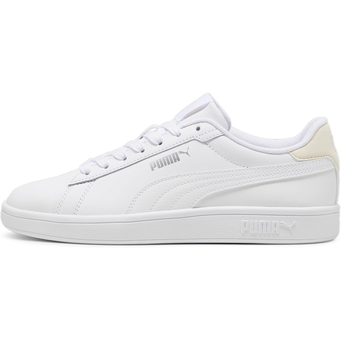 Кросівки PUMA Smash 3.0 L унісекс (білий/рожевий/сріблястий), розмір 45 EU