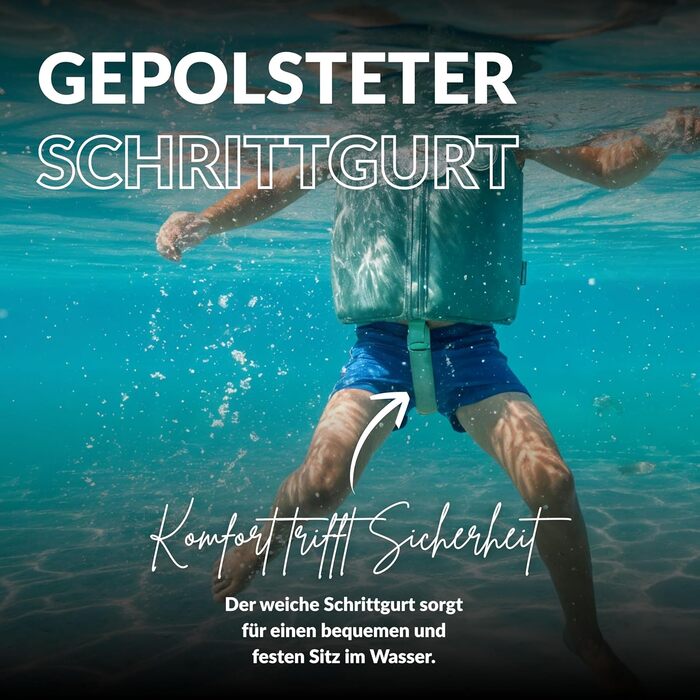 Дитячий жилет для плавання NOARD | Безпечний жилет для навчання плаванню | 15-30 кг, 2-6 років | Сертифікований EN 13138-1:2021