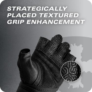 Harbinger Pro Wristwrap Gloves 3.0 - вантажні рукавички для чоловіків, чорного кольору