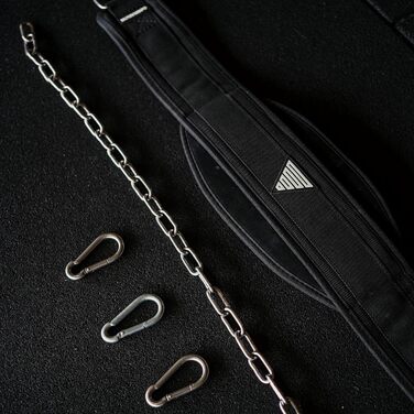 Пояс для віджимань GORNATION з ланцюгом або мотузкою для силових тренувань, калістеніки та бодібілдингу, пояс для важкої атлетики до 1000 кг