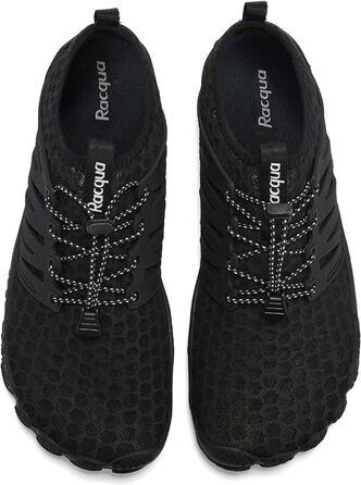 Racqua Композитна сітка, водяні черевики для чоловіків та жінок (42 EU, Wz114 Black)
