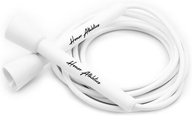 Скакалка HONOR ATHLETICS - Ідеальний для Double Unders, боксу, MMA. Регульована довжина до 3 метрів. Білий.