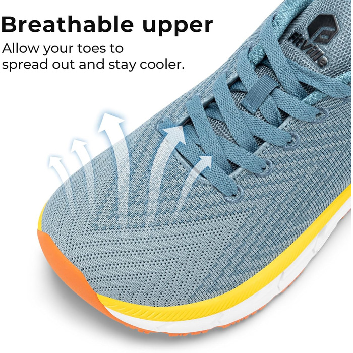 Чоловічі кросівки для бігу FitVille з широкою колодкою, спортивні, легкі, дихаючі, для фітнесу, тенісу, джогінгу та ходьби, розмір 45 EU, блакитні