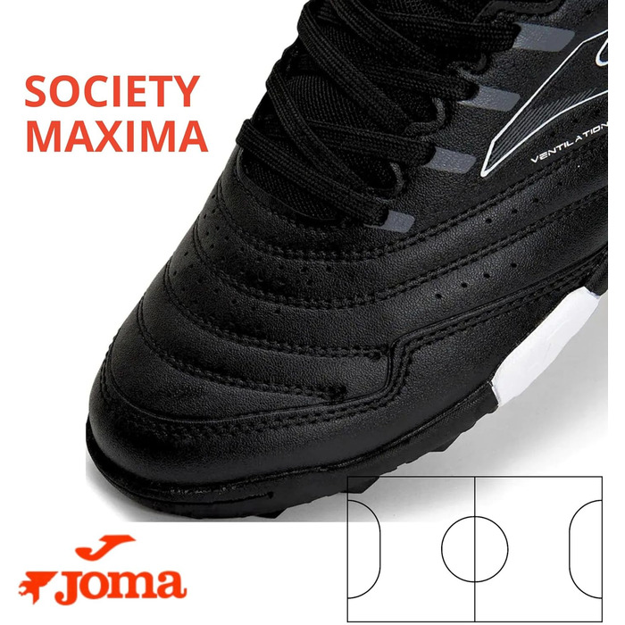 Футбольні бутси Joma Máximaturf для чоловіків (44.5 EU, чорний)