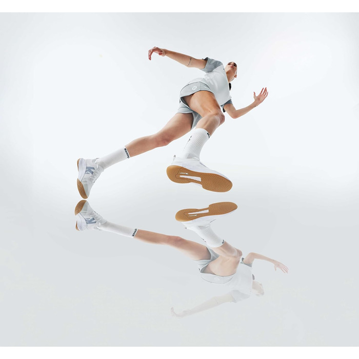 Жіночі кросівки для гандболу Kempa Kourtfly, 39 EU, білий/сірий