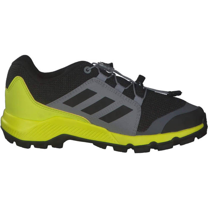 Дитячі трекінгові черевики Adidas Terrex Gore-Tex (36 EU, чорний/сірий/жовтий)
