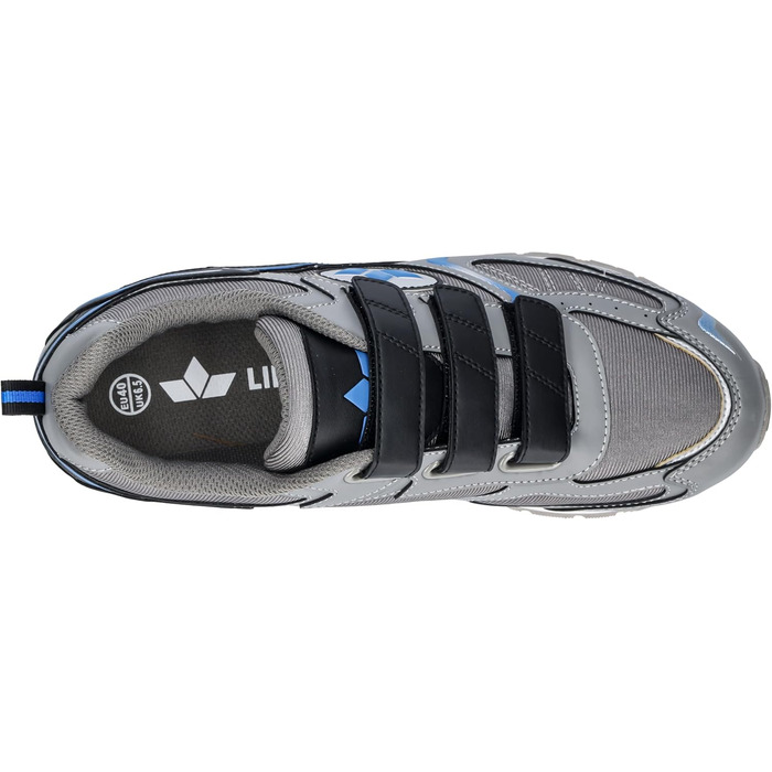 Чоловічі спортивні кросівки LICO Nelson V 120062 для залу (47 EU, антрацит, чорний, синій)