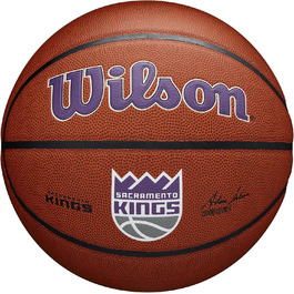 Баскетбольний м'яч Wilson NBA Team Alliance Sacramento Kings, розмір 7 (29.5''), офіційний