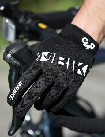 Велосипедні рукавички INBIKE MTB з антиковзким силіконом. Дихаючі рукавички для гірського велосипеда, даунхілу та інших видів спорту. Розмір L