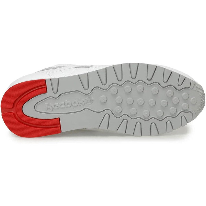 Кросівки Reebok Classic Leather Unisex, біло-чорно-червоні (36 EU)