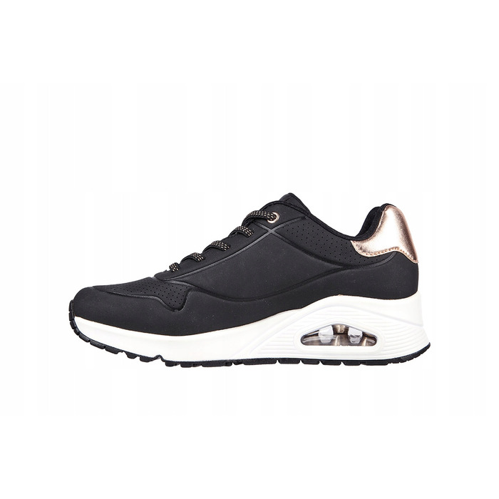 Жіночі кросівки Skechers UNO - SHIMMER 155196-BLK, чорні, 38,5