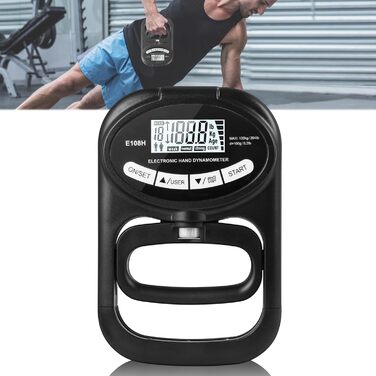 Електронний динамометр для вимірювання сили хвата, 120 кг, з USB-кабелем
