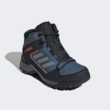 Кросівки для хайкінгу adidas Terrex Hyperhiker Mid Unisex, 38 2/3 EU, Wonder Steel Grey/Impact Orange