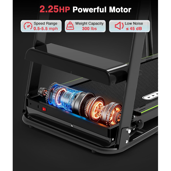 Redliro: тренажер для рівноваги з подовженим поручнем, складний, з підставкою для телефону та чашки, LCD-дисплей, вантажопідйомність 136 кг