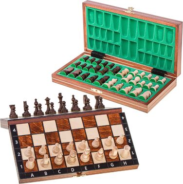 Магнітні шахи Square Classic з дерев'яними фігурами і дошкою
