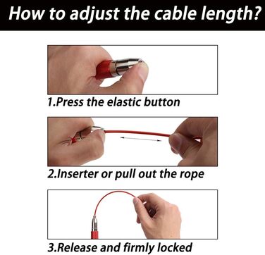 Скакалка Goothdurs Speed Springseil C4-Red: для CrossFit, боксу та MMA (10 ft, для висоти >175 см)