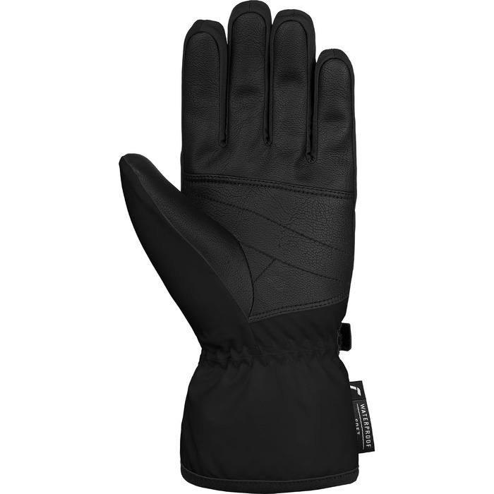 Жіночі зимові рукавички Reusch: теплі та водонепроникні, Softshell (чорно-червоні, розмір 7.5)
