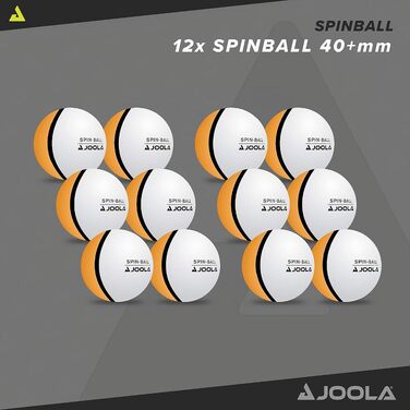 Набір тенісних м'ячів для настільного тенісу JOOLA Spinball (2 шт.), багатоколірні, унісекс