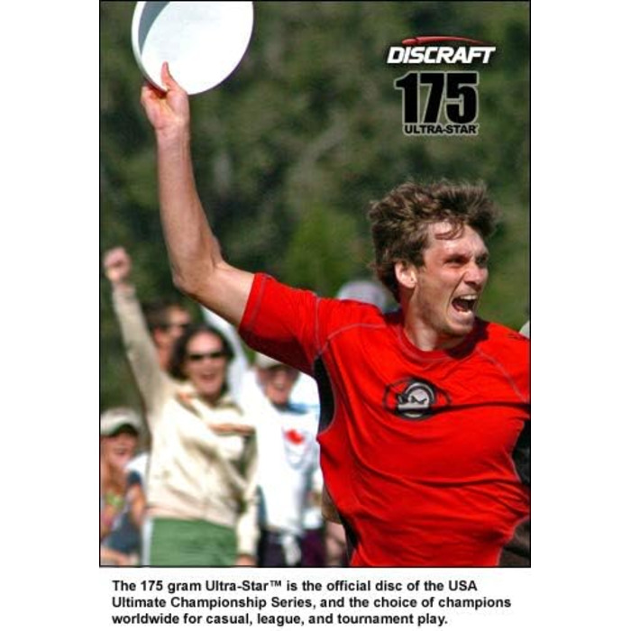 Фрісбі Discraft Ultra Star Sport 175 г Рожеве - професійний диск для гри на вулиці