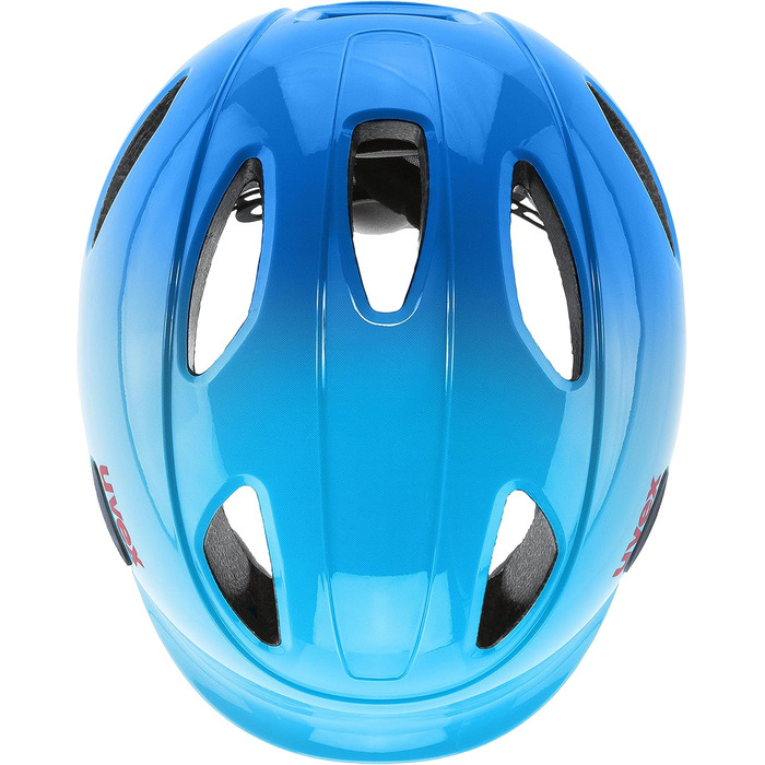Дитячий велосипедний шолом uvex oyo, легкий, регулювання розміру, ocean blue, 45-50 см, можливість встановлення LED-світла