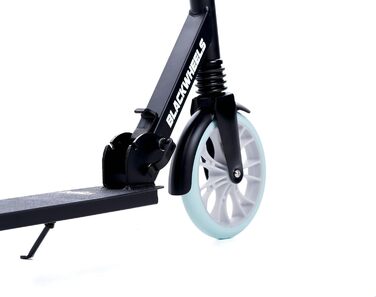Самокат міський BLACKWHEELS Zoom City-Scooter 200мм, алюмінієвий, складаний, з амортизатором, регульований кермо, м'ятний