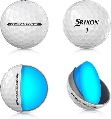 Гольф-м'ячі Srixon Q-Star Tour 5 2024, м'які, спін, 12 шт, унісекс