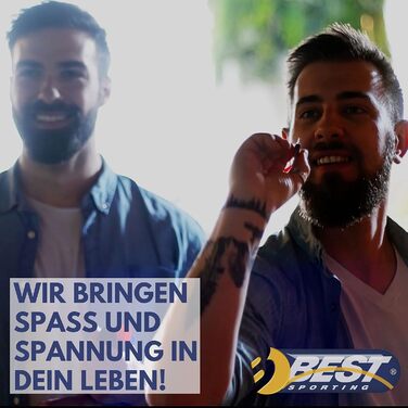 Електронна дартс-дошка Best Sporting Bristol Xtra з 6 дротиками, запасними наконечниками та алюмінієвими стрижнями, набір із аксесуарами