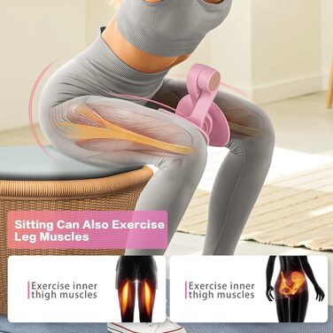 Тренування тазового дна та внутрішньої поверхні стегна: тренажер для дому, рожевий
