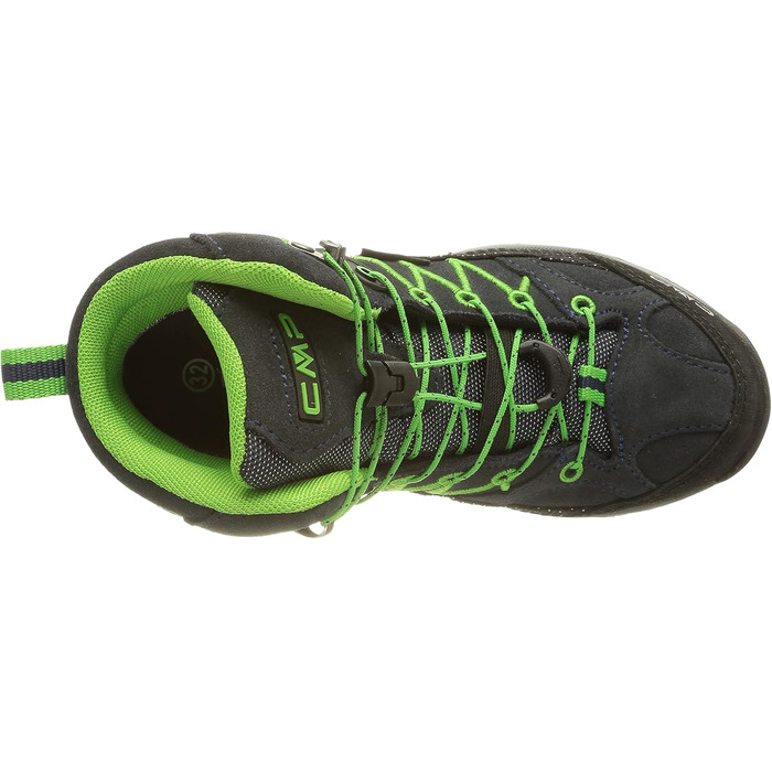 CMP Kinder Rigel Mid Trekking Shoes Wp - Дитячі трекінгові черевики середньої висоти, водонепроникні, блакитний/геко, 25