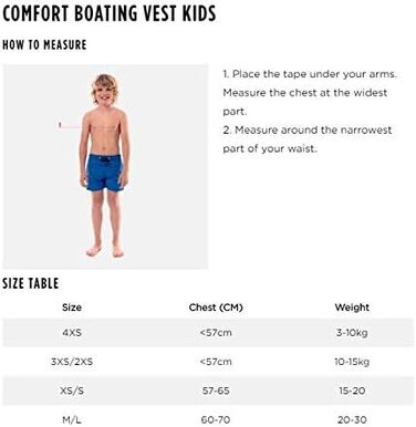 Дитячий рятувальний жилет Jobe Kinder Comfort, 4XS, жовтий, для водних видів спорту