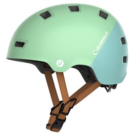 Шолом для скейтборду, самокату, BMX та електросамокату дитячий/унісекс Ultraleicht (Ультралегкий) Macaron Mintgrün L (57-61 см)