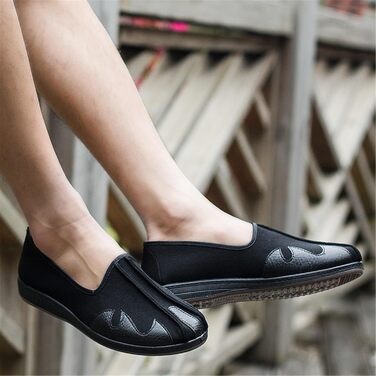 Тай Чи Кунг Фу Взуття: Зручні та Стильні Взуття для Занять Кунг Фу, Тай Чи та Повсякденного Носіння (Чорний, 40 EU)