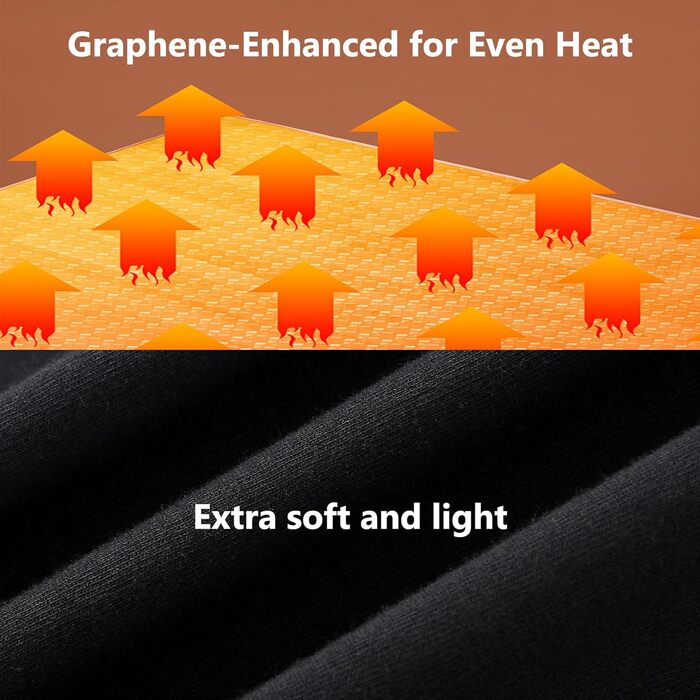 Гріючі рукавички ComfortPlus 2.0 - чорні, з акумулятором 7.4V 2200mAh, сенсорний екран, M-L