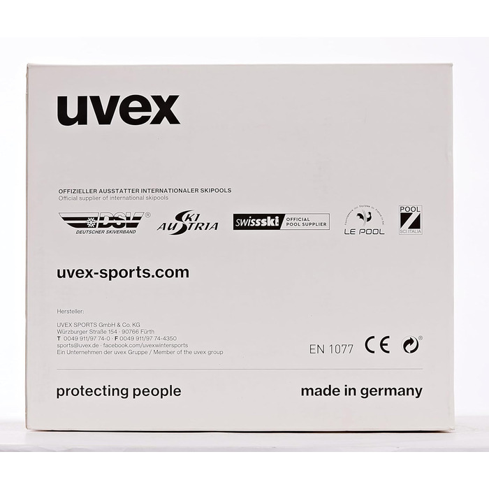 Гірськолижний шолом з візором uvex HLMT 600, унісекс, для дорослих