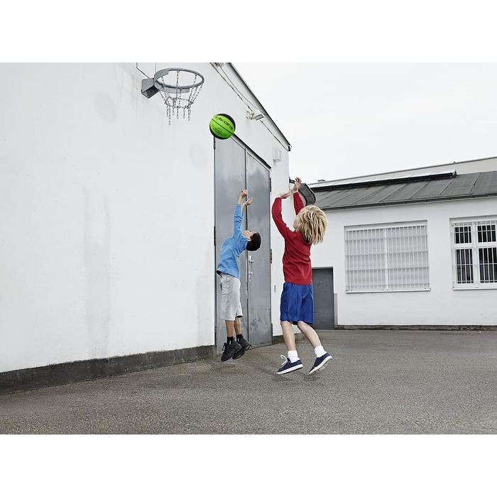 М'яч баскетбольний FAKOFIS, розмір 5/7, для вулиці та залу, тренування, підходить для дорослих та початківців (3 шт., зелений)