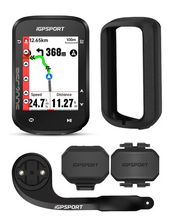 Велокомп'ютер бездротовий GPS iGPSPORT BSC200S з навігацією та Bluetooth