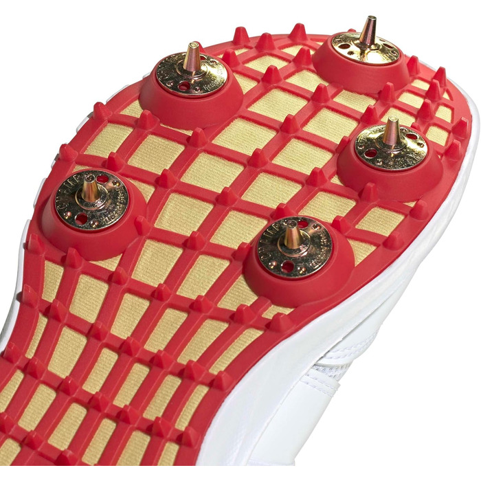 Кросівки дитячі adidas Howzat Spike Junior, 39 1/3 EU, білий/золотий/рубіновий