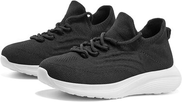 Дитячі кросівки для залу: дихаючі, чорні, розмір 31-39 (EU 38)