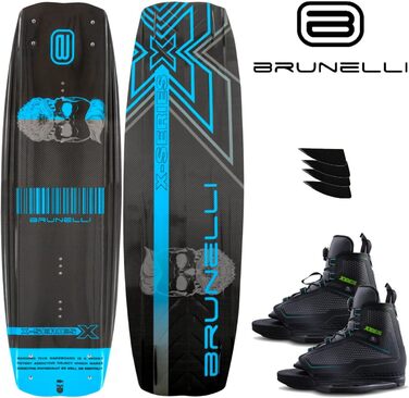 Комплект для вейкбордингу BRUNELLI Carbon 138 см з кріпленнями Jobe Maze