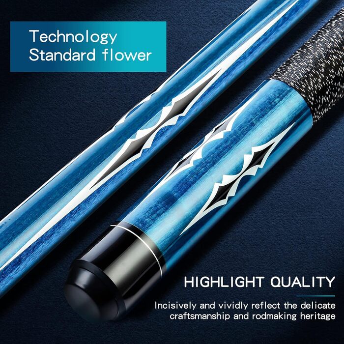 Набір для більярду Teekerwan 147 см, 538,6/567 г, 13 мм наконечник, тверде дерево, канадський клен, професійний кий для більярду 570 мл