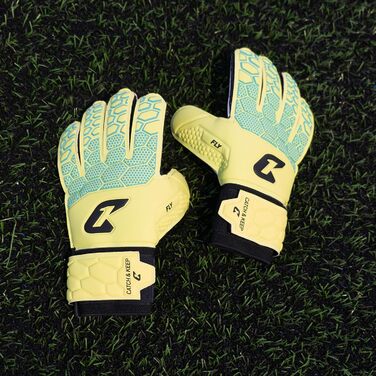 Воротарські рукавиці дитячі CATCH & KEEP Kralle Junior Pro 3.0 Dragon Grip (розмір 3-7) - для футболу з додатковою підтримкою великого пальця